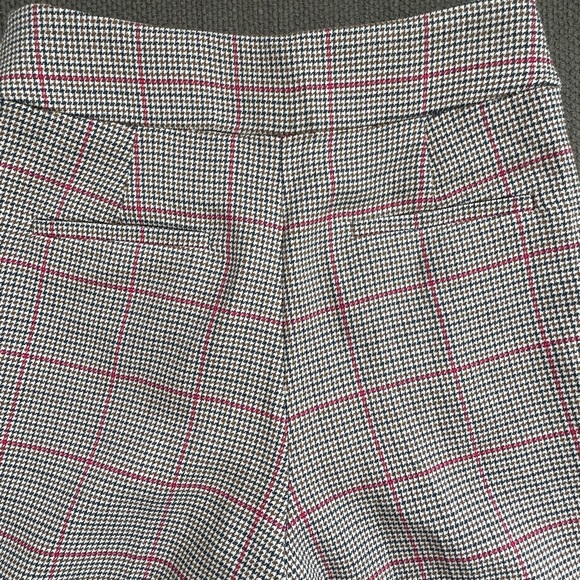 NWT J crew Frankie Rose plaid trousers size 0 - Picture 3 of 5